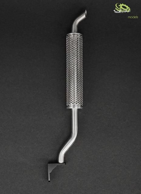 Thicon Uitlaat S-Shape Stainless Steel 1/14 & 1/16
