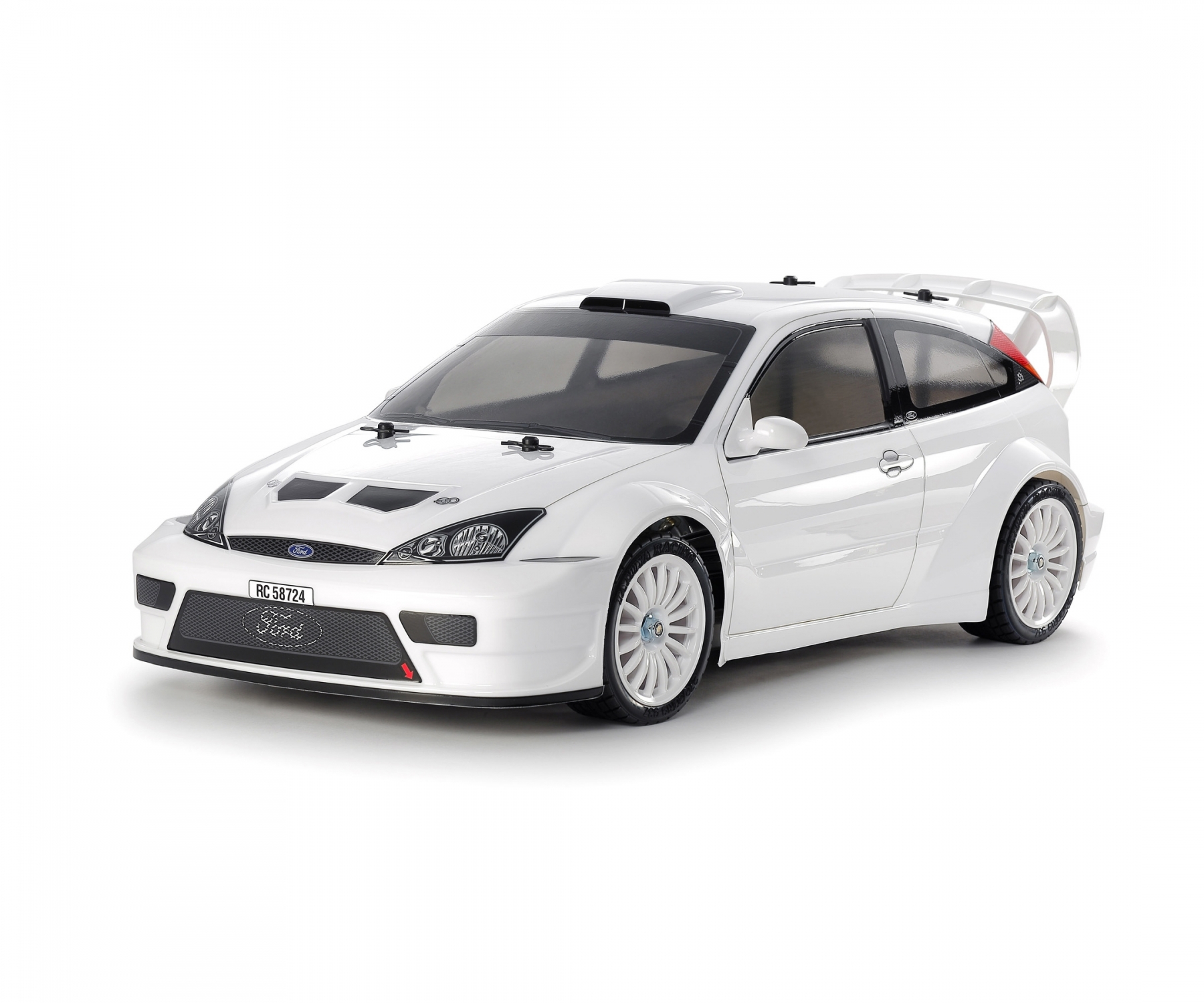Tamiya Ford Focus RS Custom PAINTED body TT-02 Kit 1/10