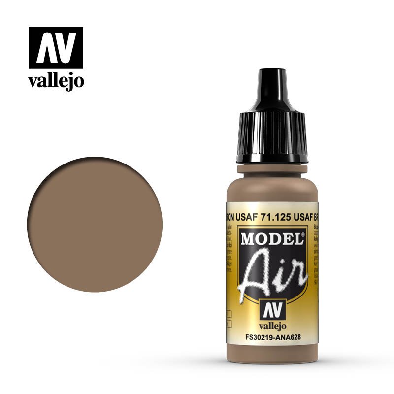 71125 Vallejo USAF Brown Model Air 17ml