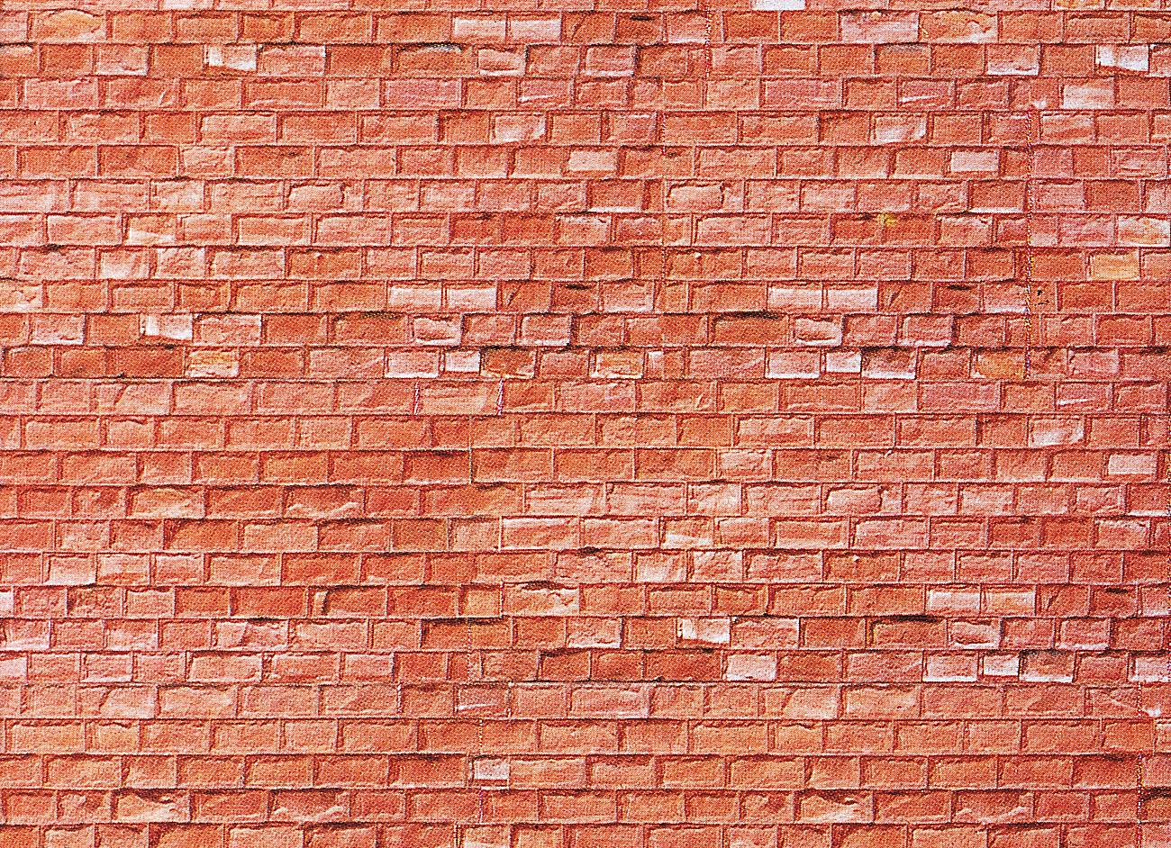 Faller Muurplaat Zandsteen Rood H0