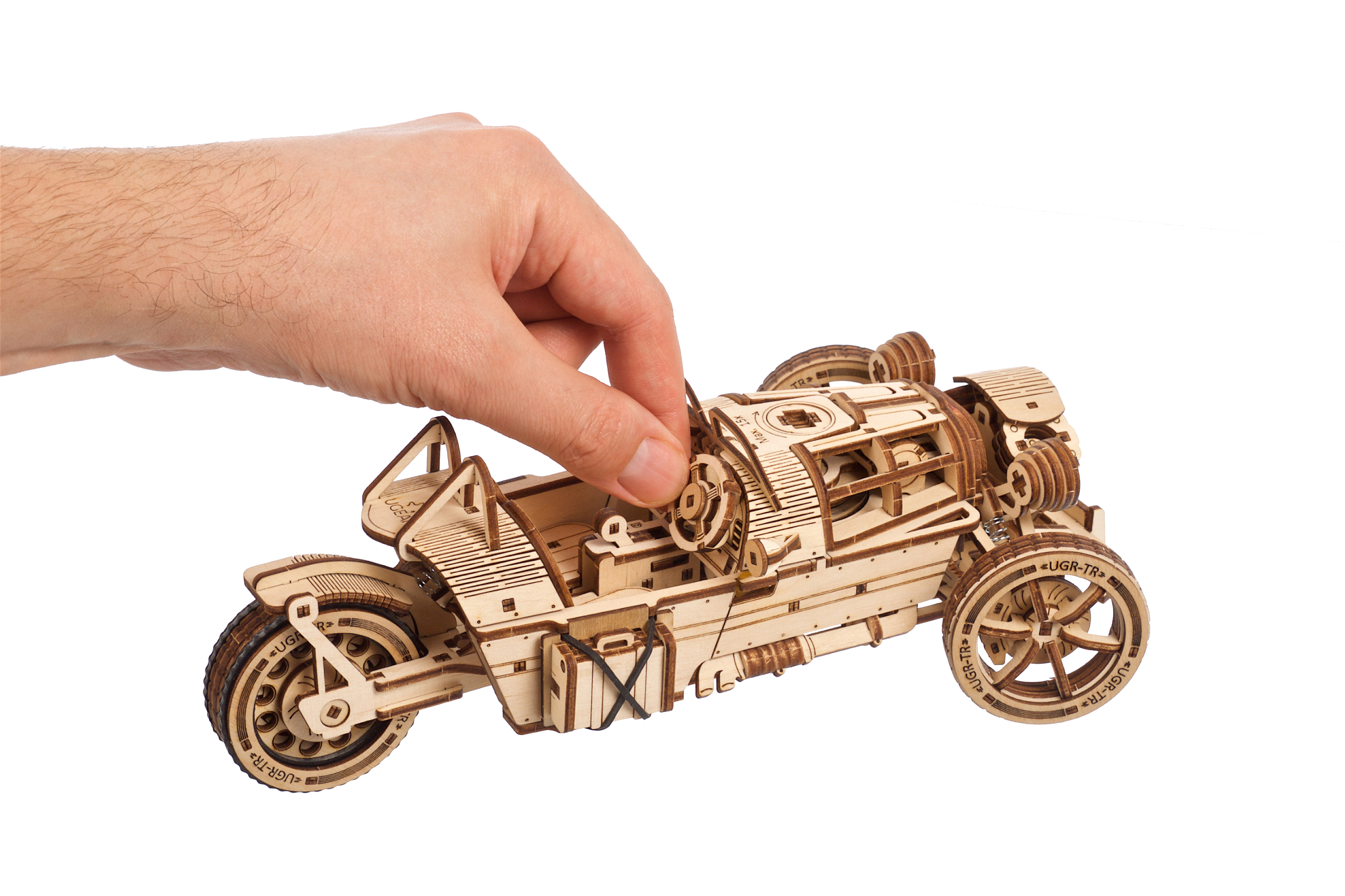 U-Gears Driewieler UGR-S mechanisch houten bouwpakket