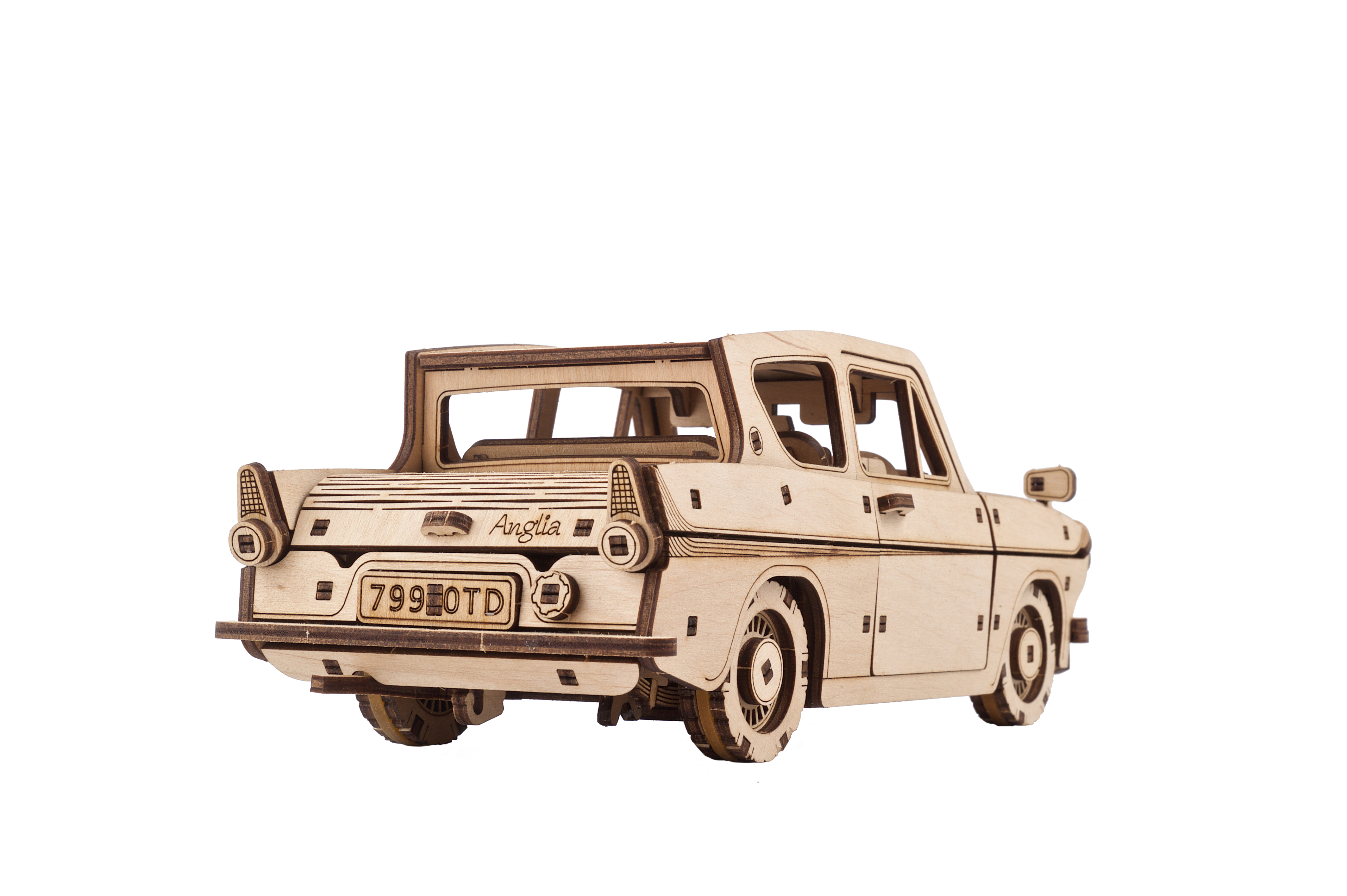 U-Gears Vliegende Ford Anglia Harry Potter mechanisch houten bouwpakket