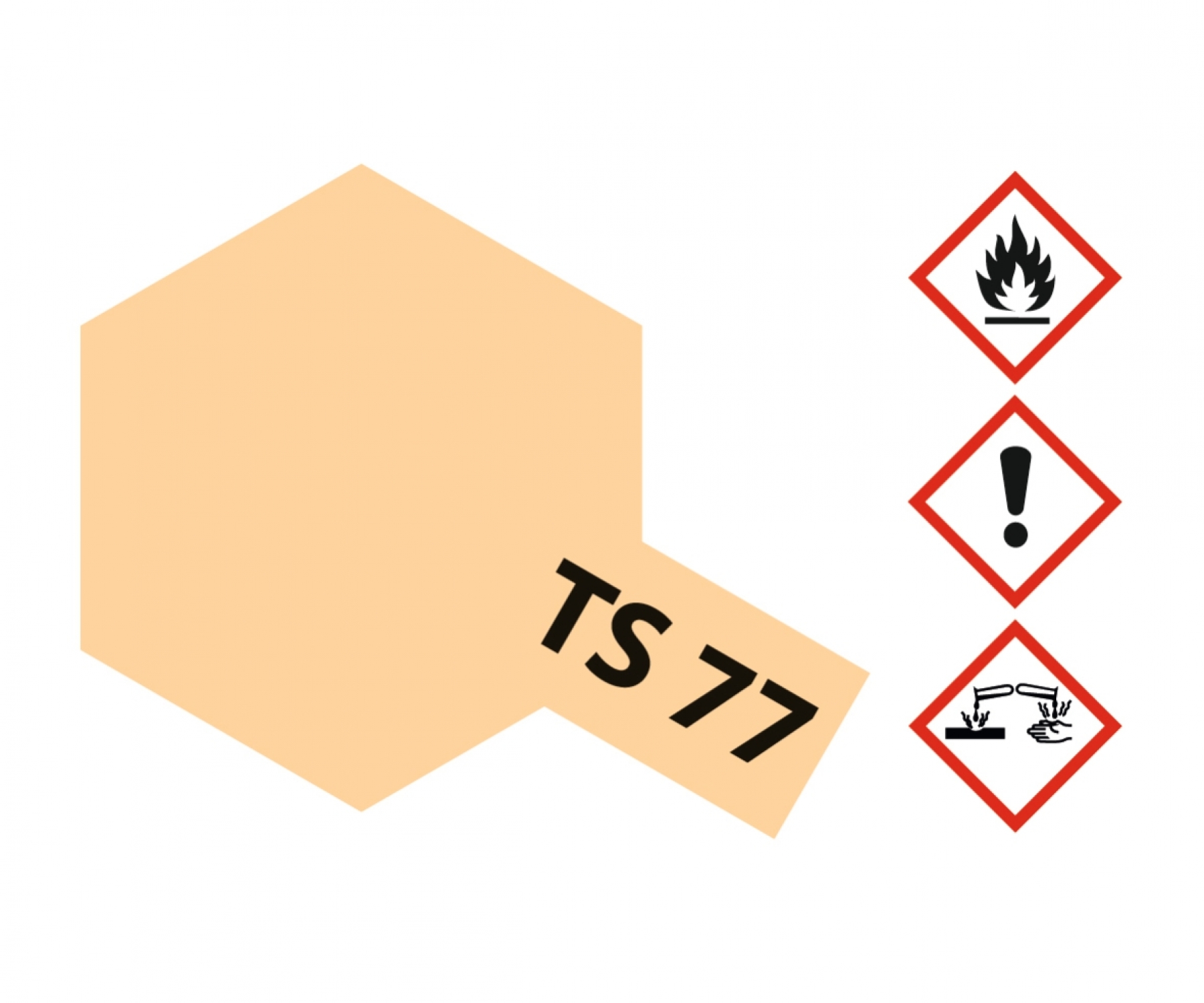 TS77 Spray Flat Flesh flat 100ml Tamiya