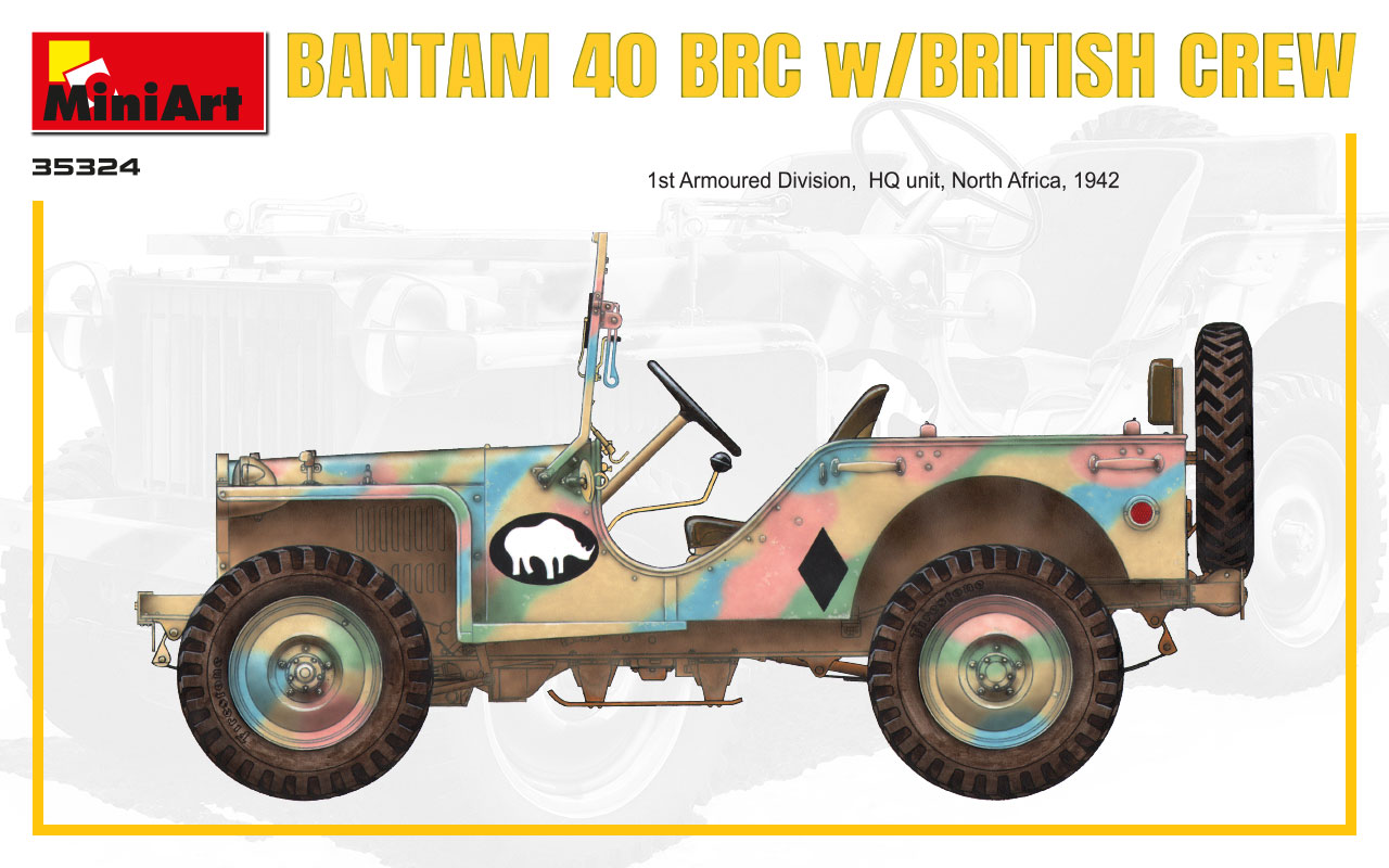 MiniArt Bantam 40 BRC w/British Crew 1/35