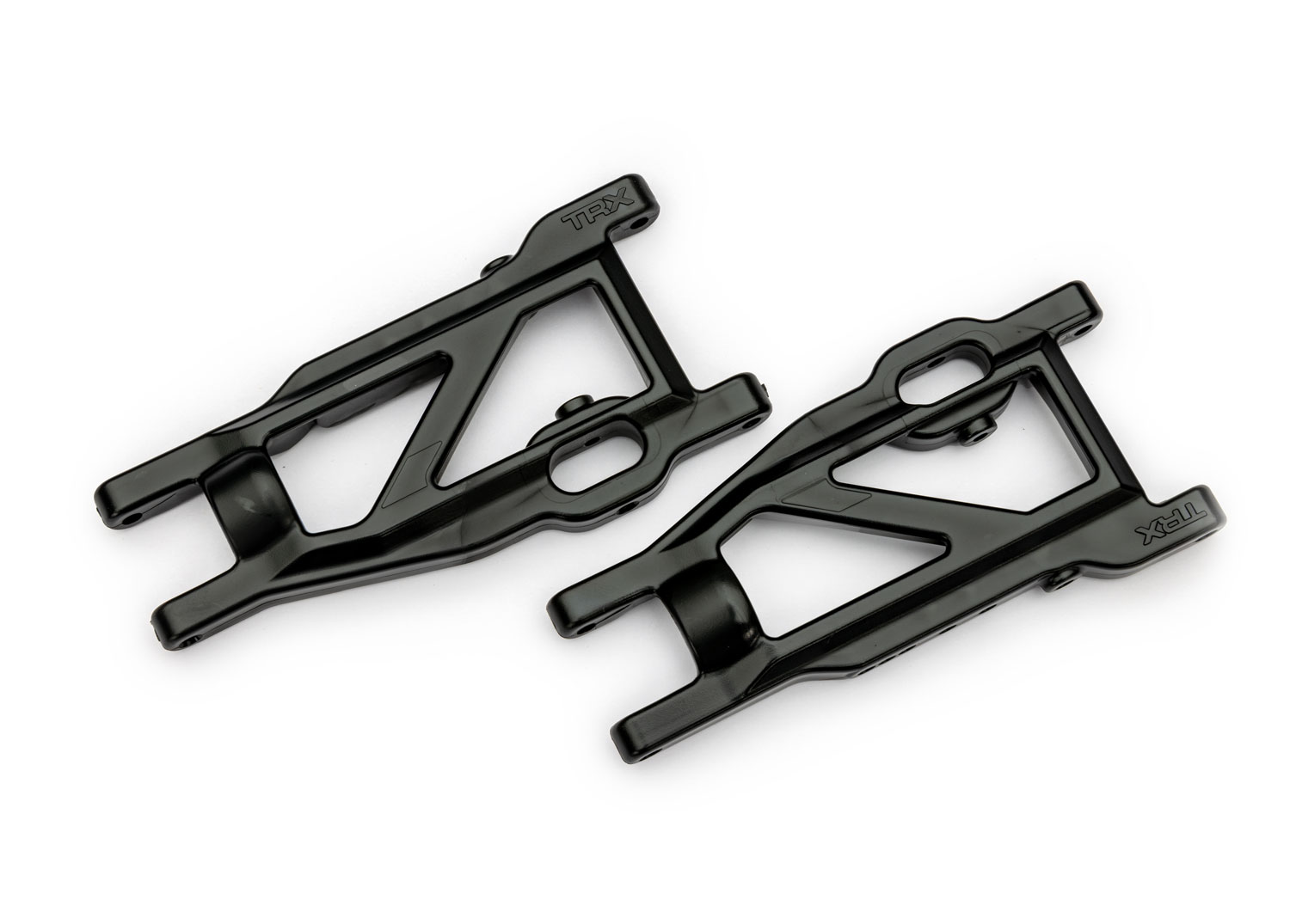 Traxxas Suspension arms, black, front/rear (left & right), heavy duty (2)