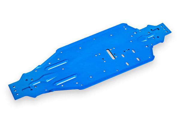Traxxas Chassis aluminum (blue-anodized) Sledge®