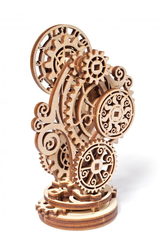 U-Gears Steampunk Clock / Klok mechanisch houten bouwpakket