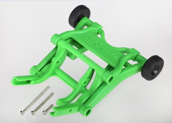 Traxxas Wheelie bar assembled (green) (fits Stampede Rustler Bandit 2WD series)