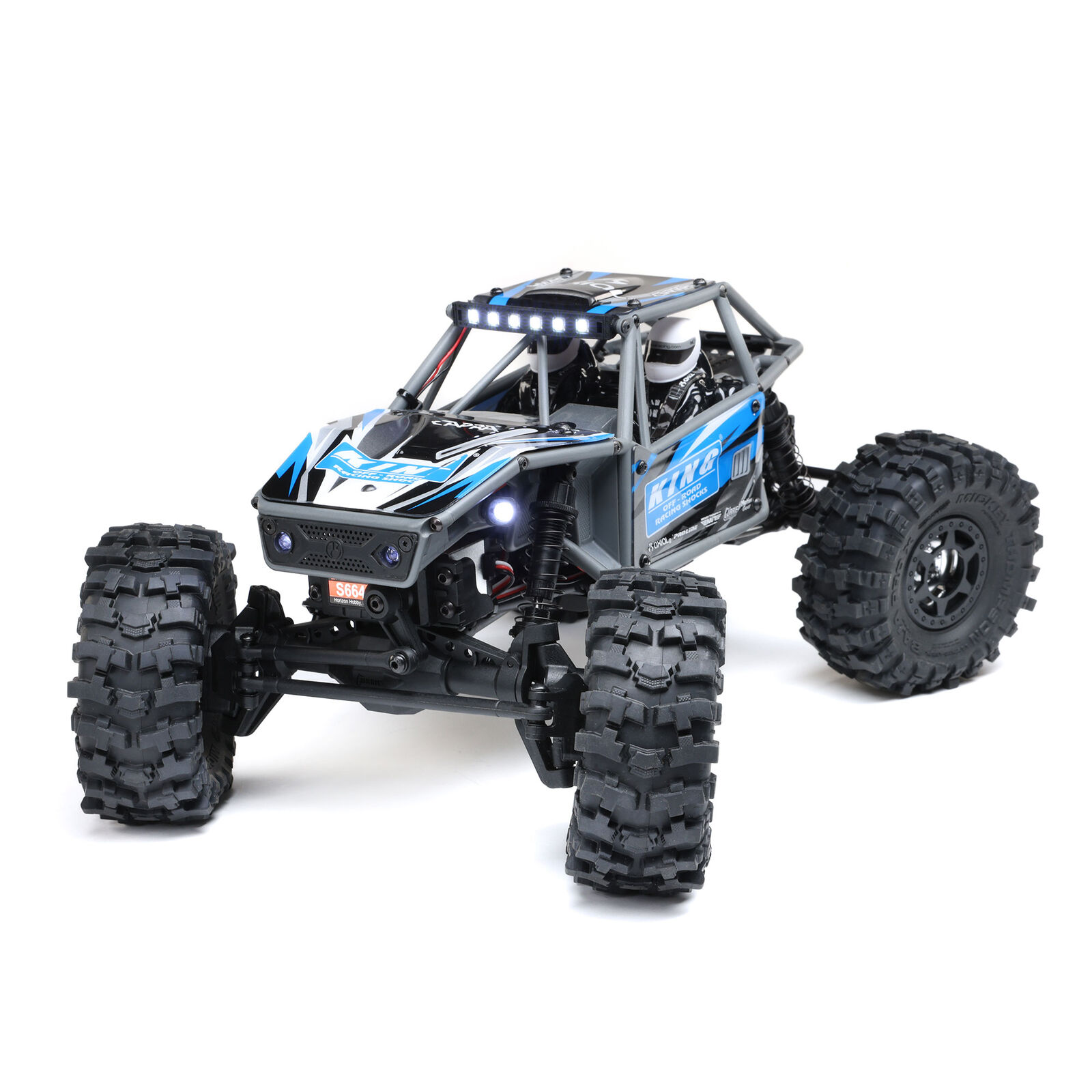 Axial UTB18 Capra 4WS 4X4 RTR Brushed Rock Crawler (Battery & Charger Included) Blue 1/18