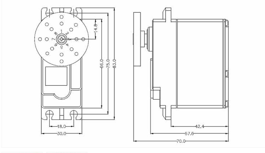 Hitec HS-805MG Mega Scale Metal Gear Servo