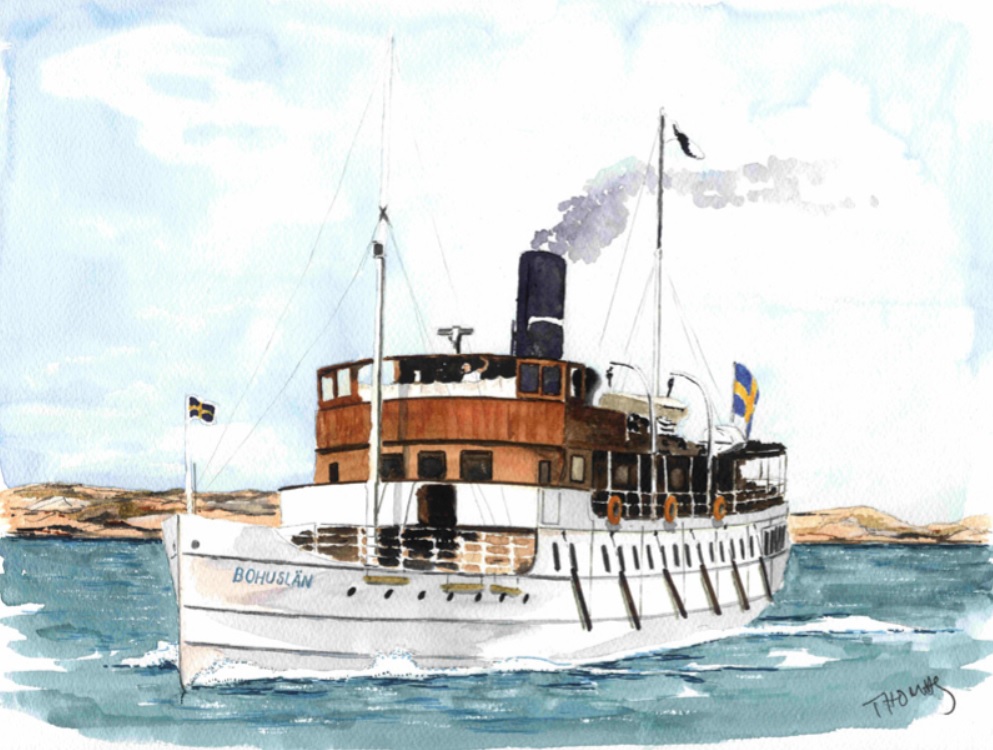 Turk Model Nordic Class Boats-S/S Bohuslän ” Zweeds passagiersschip ” 1/48