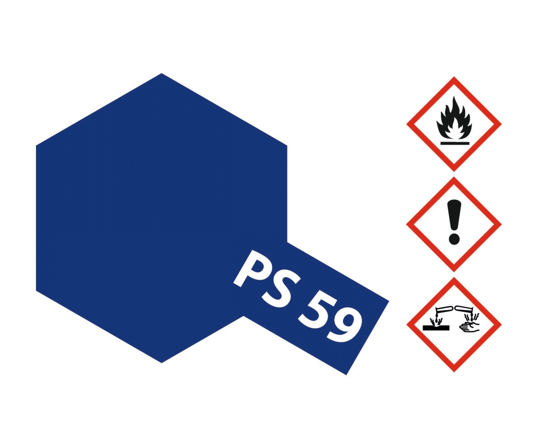 PS59 Spray Dark Metallic Blue 100ml Tamiya