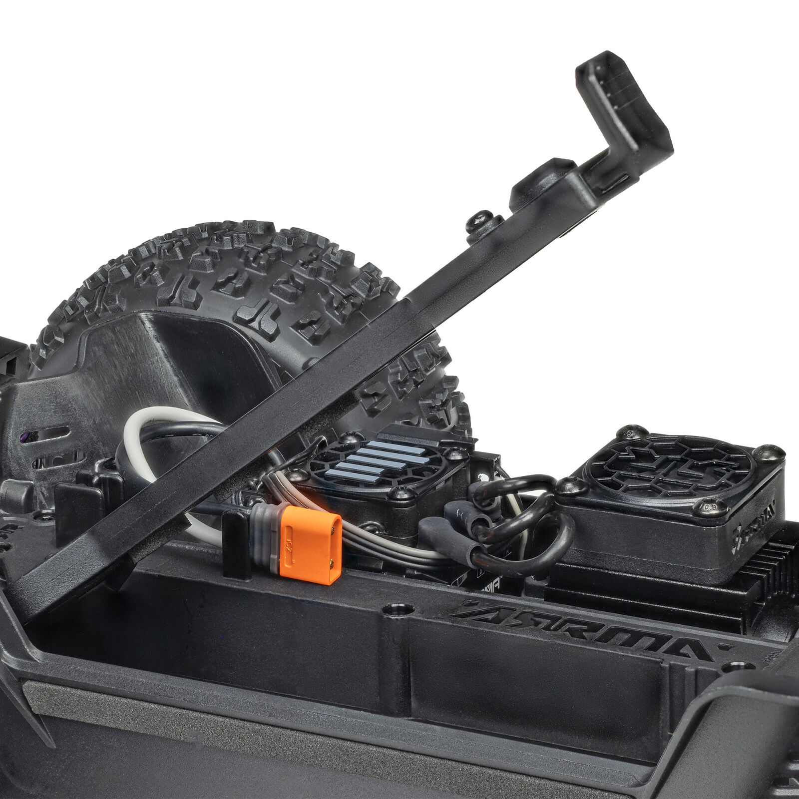 Arrma Mini Kraton 3S DSC 4X4 RTR Brushless Speedtruck (inclusief accu en lader) Red/Blue 1/16