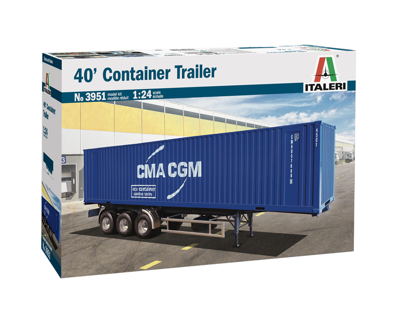Italeri 40' Container Trailer 1/24