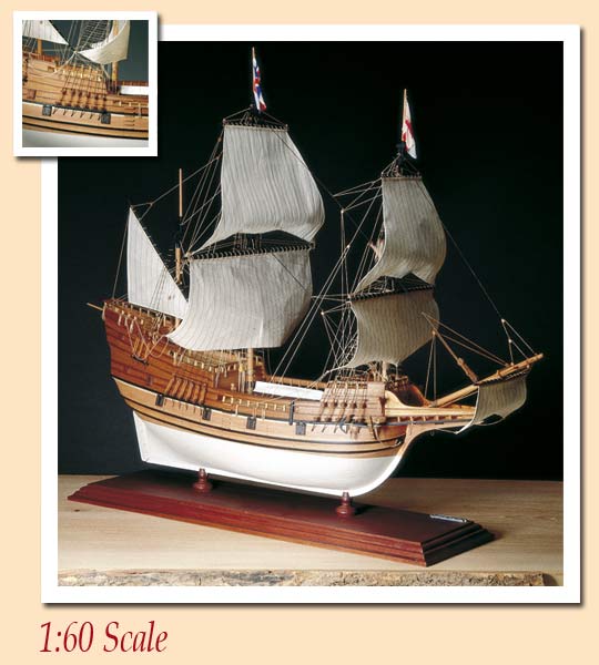 Amati Mayflower Galeone Inglese Del 1620 1/60