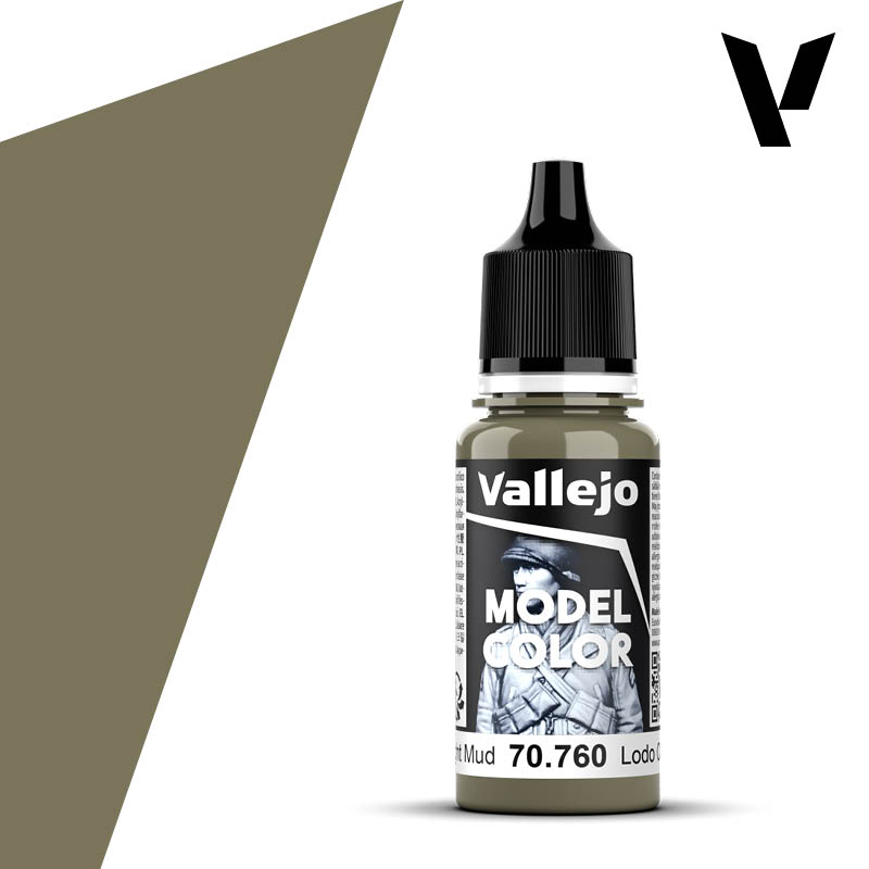 70760 Vallejo Light Mud Model Color 18ml