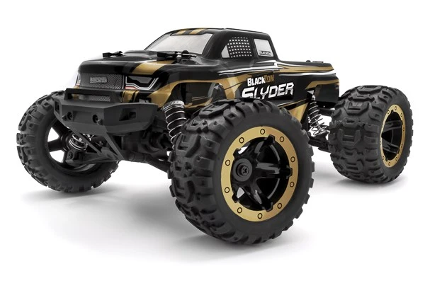 BlackZon Slyder MT 4WD Electric Monster Truck 1/16 Gold
