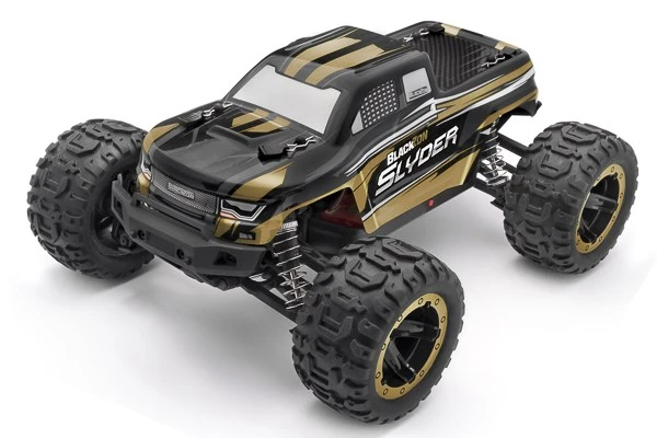 BlackZon Slyder MT 4WD Electric Monster Truck 1/16 Gold