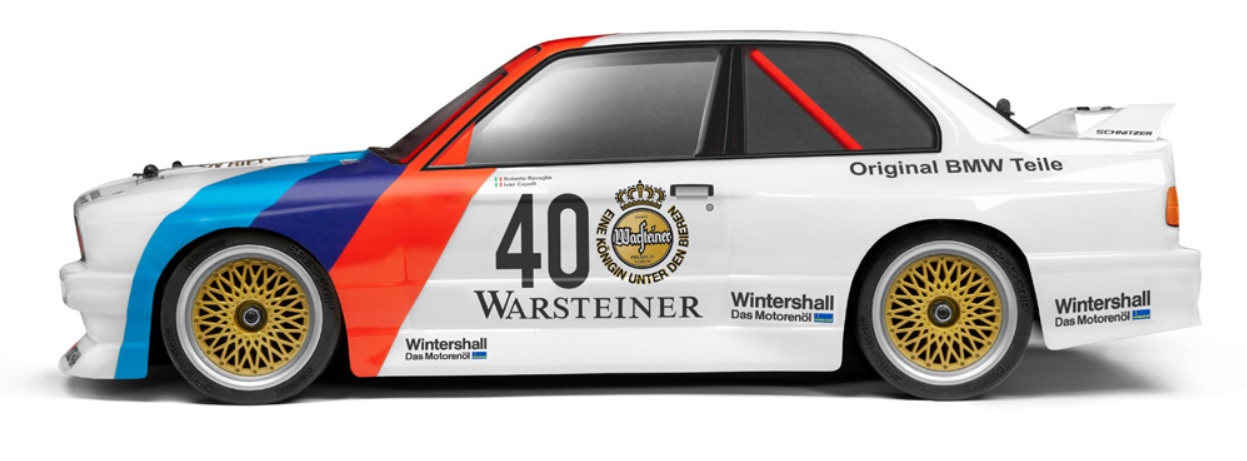 HPI RS4 Sport 3 1987 Warsteiner BMW E30 1/10