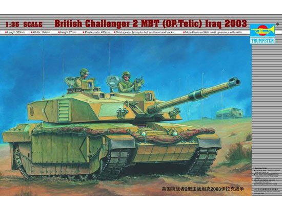 Trumpeter British Challenger 2 MBT (OP.Telic) Iraq 2003 1/35
