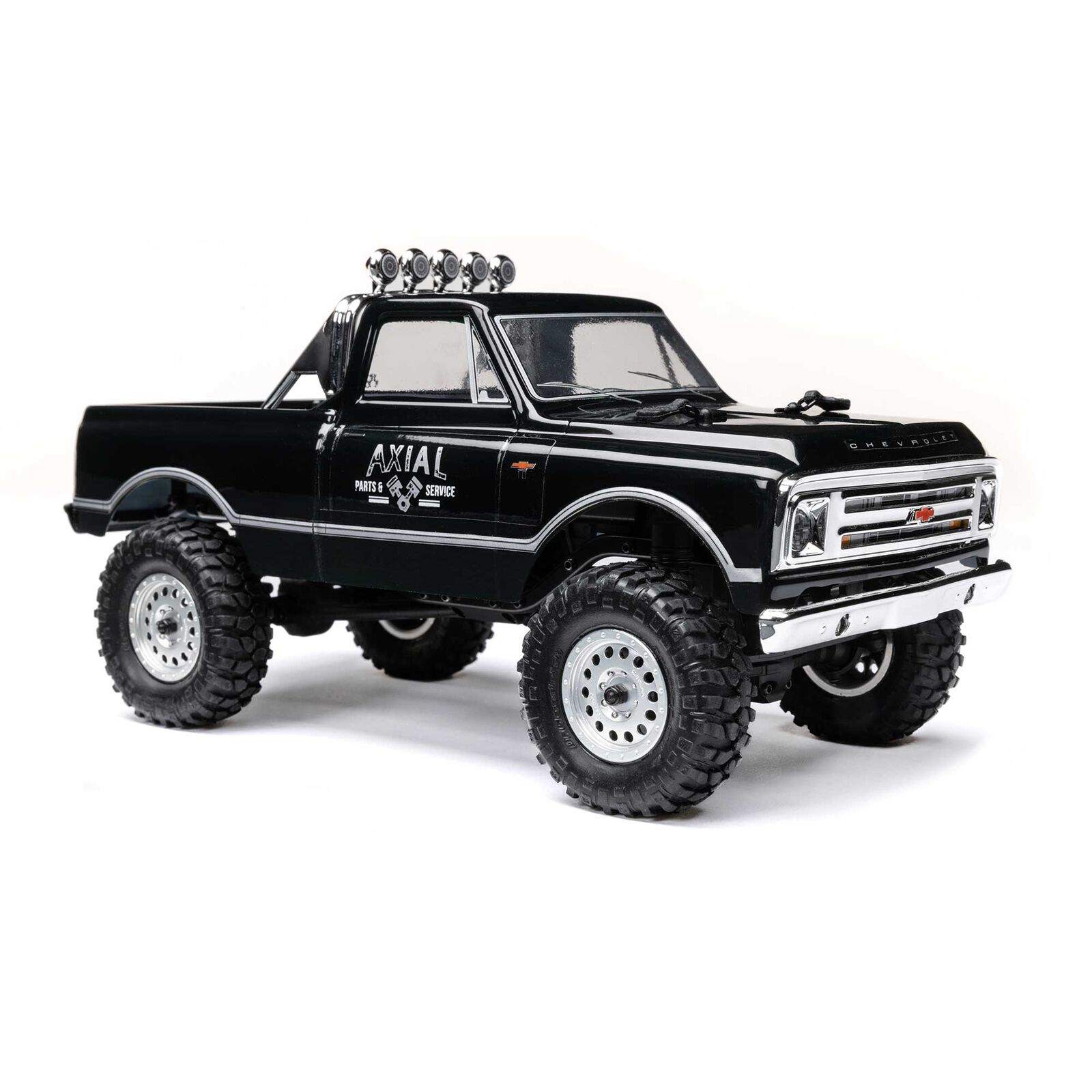 Axial SCX24 1967 Chevrolet C10 4WD Truck Brushed RTR Black 1/24