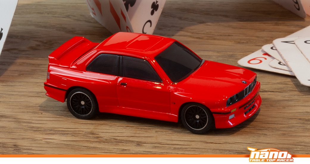 HPI Racing Nano-TTR 1989 BMW M3 E30 Ravaglia Red 1/64