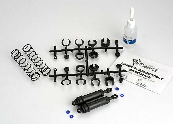 Traxxas Ultra Shocks (black) (xx-long) (complete w/ spring pre-load