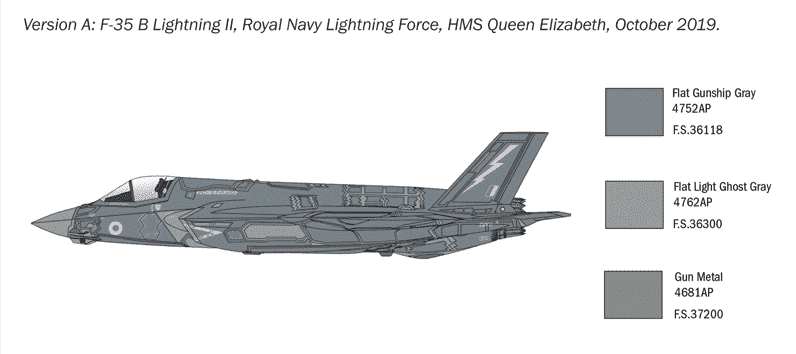 Italeri Lockheed Martin F-35 B Lightning II STOVL version 1/72