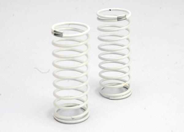 Traxxas Spring shock (white) (GTR) (rear) (1.2 rate silver) (1 pair)