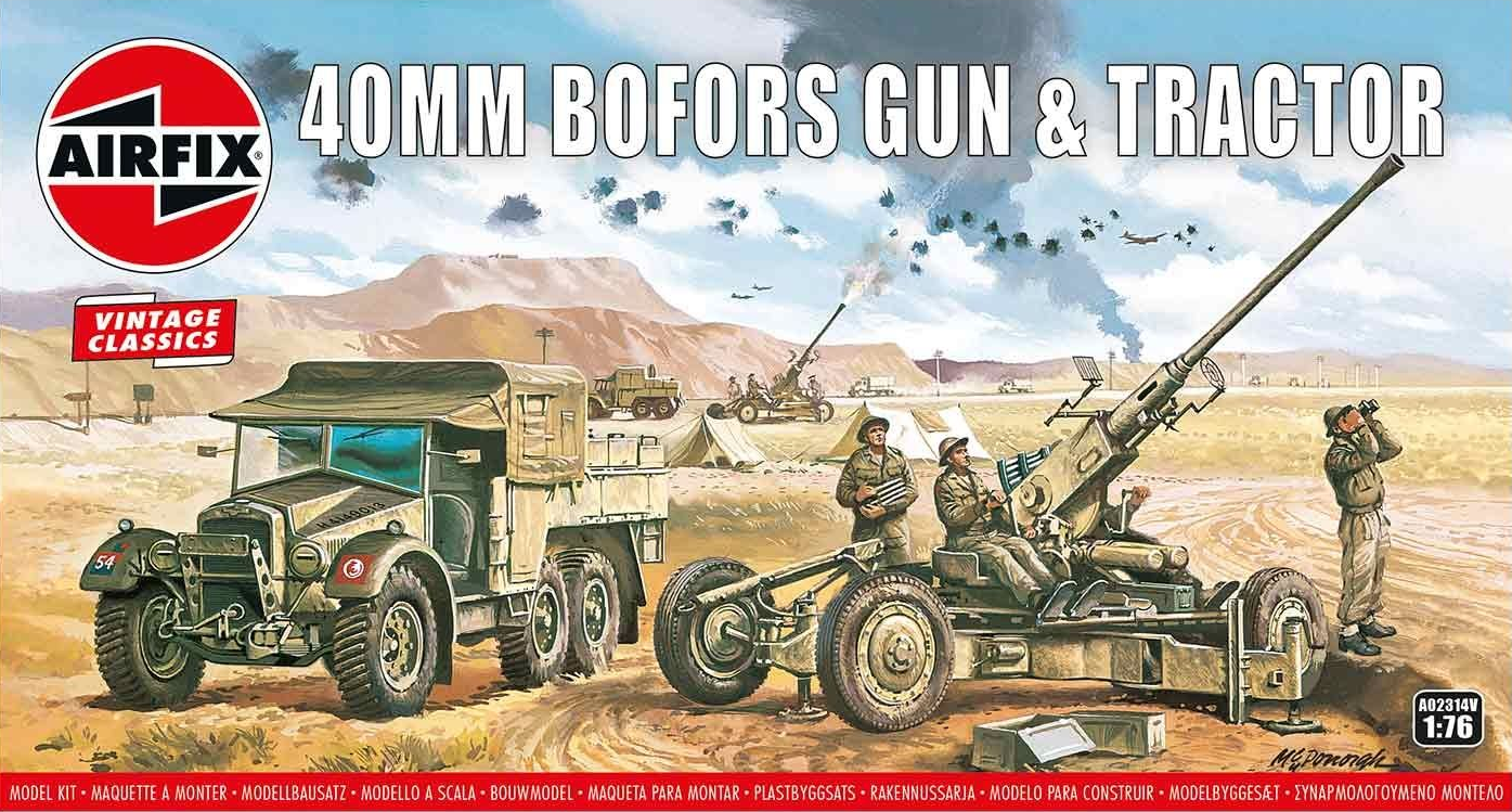 AirFix Bofors 40mm Gun and Tractor S2 1/76