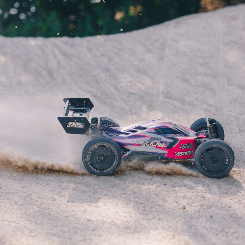 Arrma TLR Tuned TYPHON 4X4 Roller Buggy 1/8 Pink/Purple