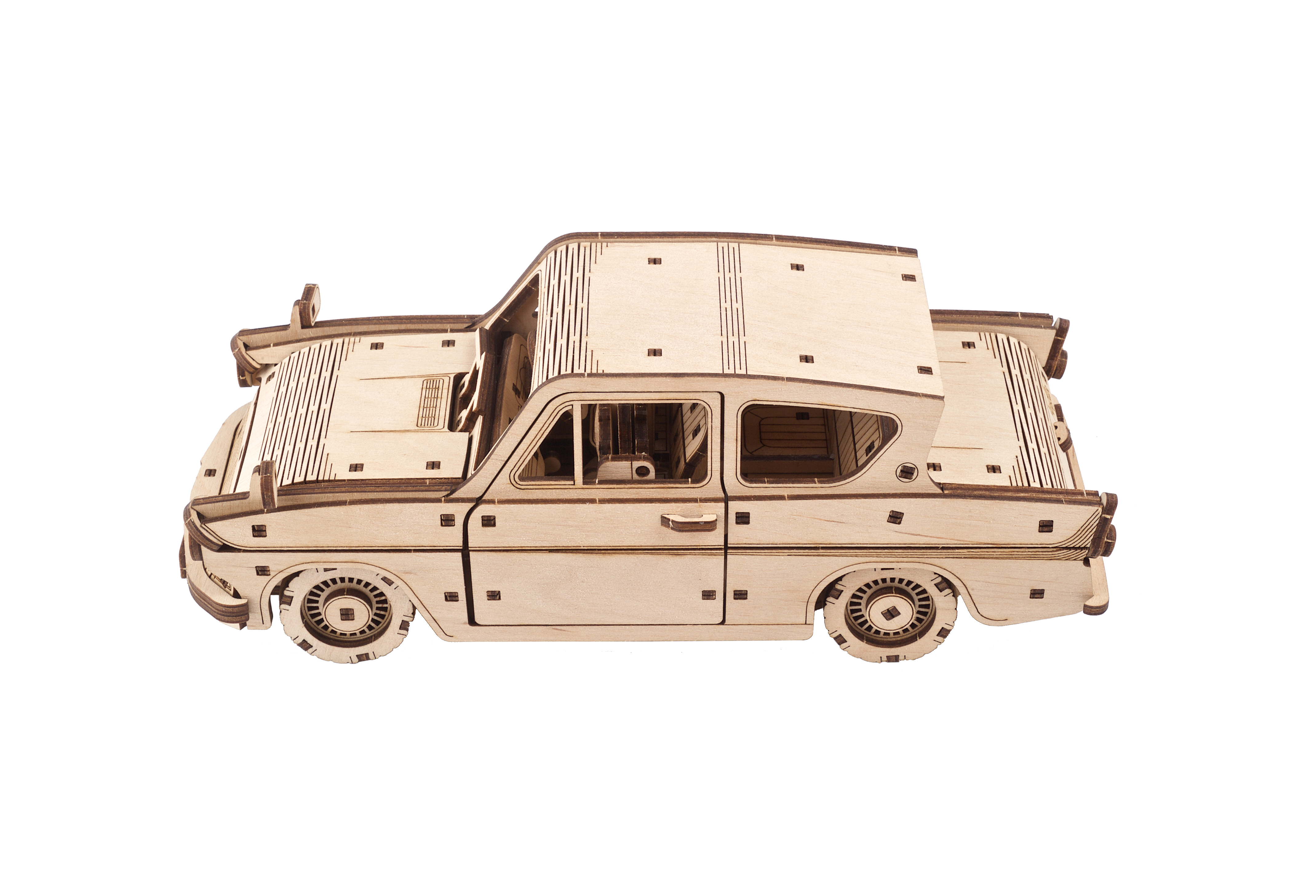 U-Gears Vliegende Ford Anglia Harry Potter mechanisch houten bouwpakket