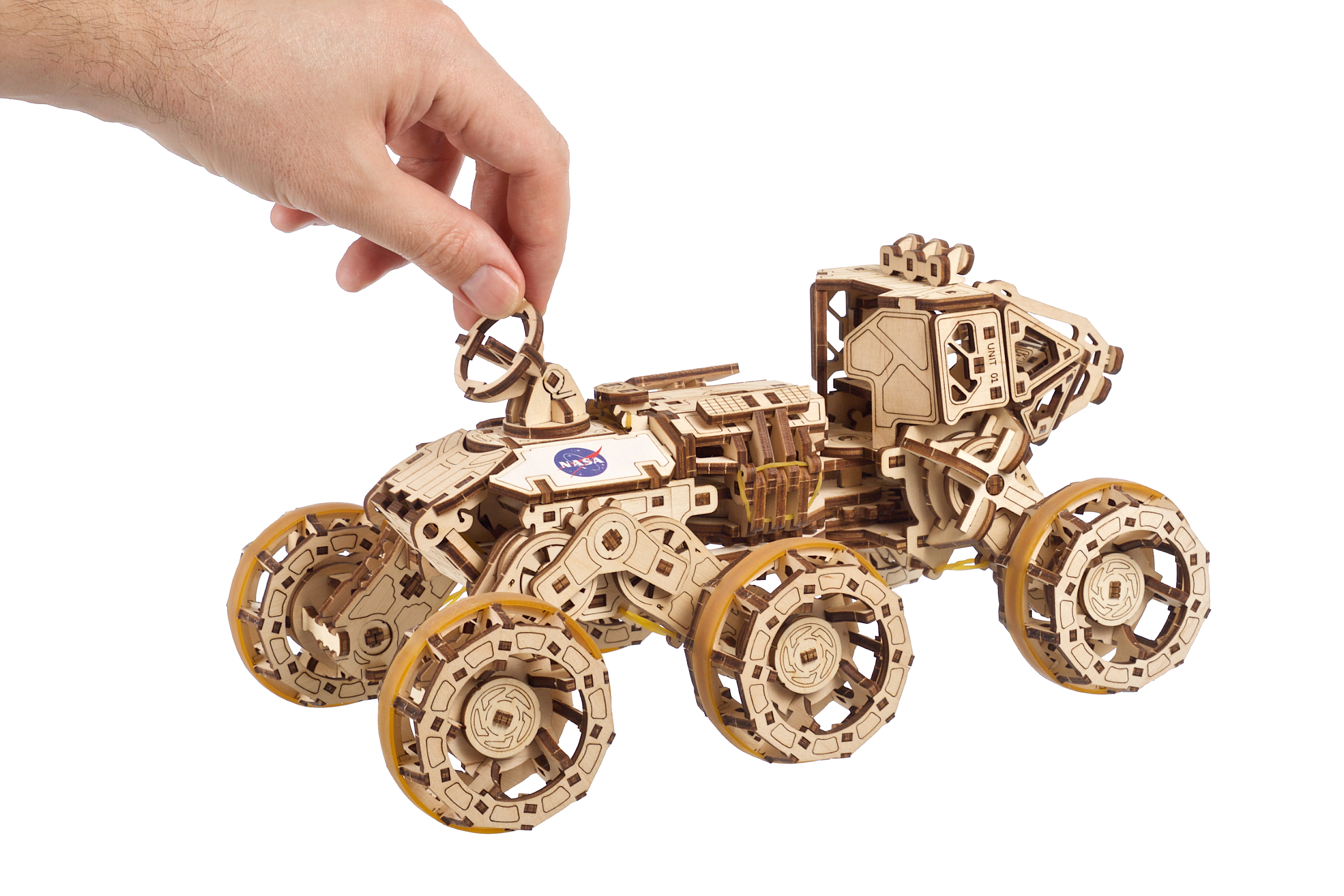 U-Gears Bemande Mars Rover mechanisch houten bouwpakket