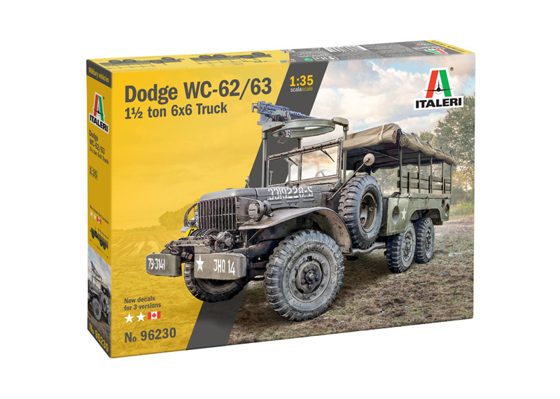 Italeri Dodge WC-62/63 1 1/2 ton 6x6 TRUCK 1/35