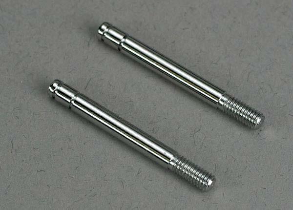 Traxxas Shock shafts steel chrome finish (29mm) (front) (2)