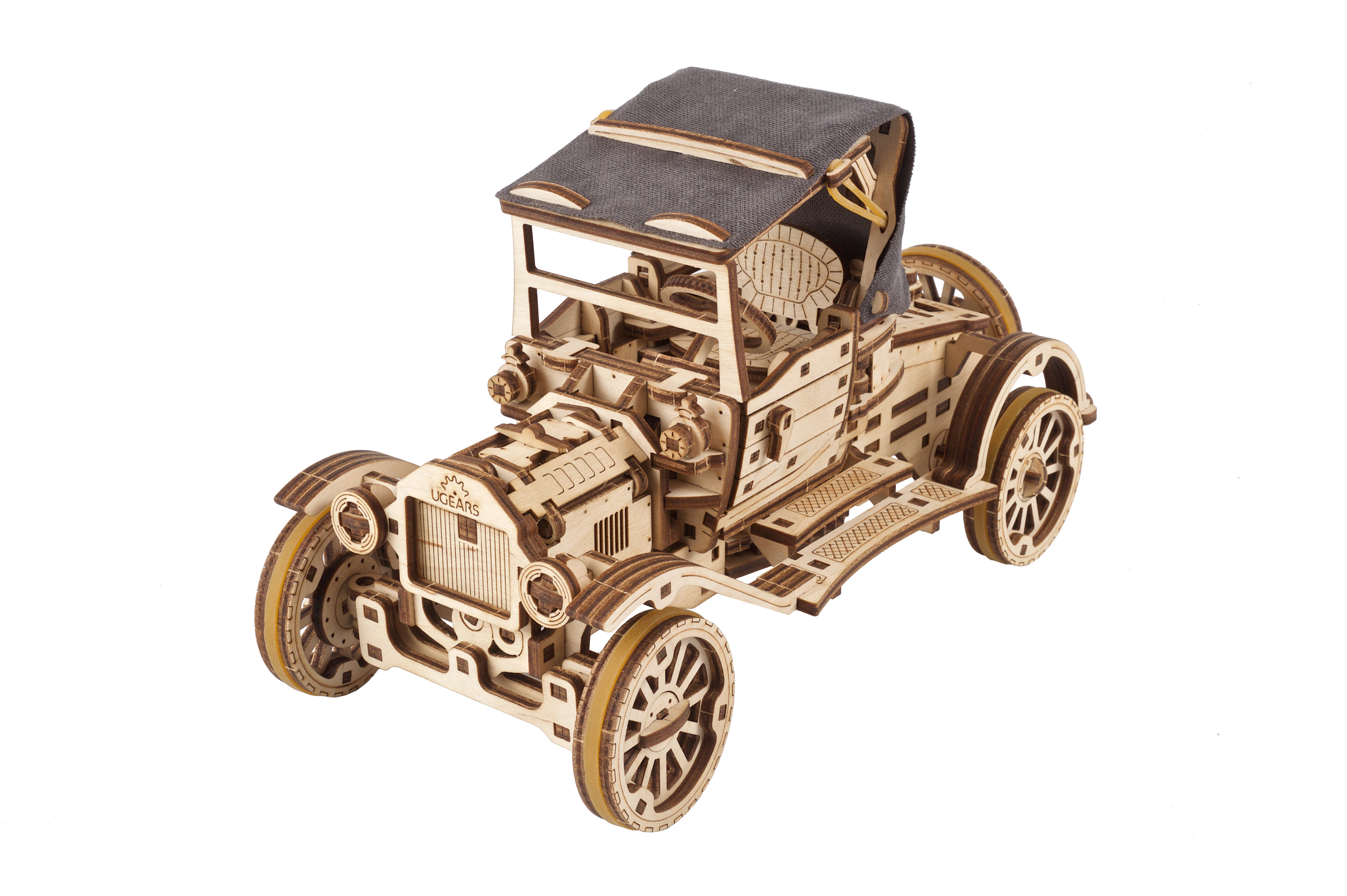 U-Gears Retro Auto UGR-T mechanisch houten bouwpakket
