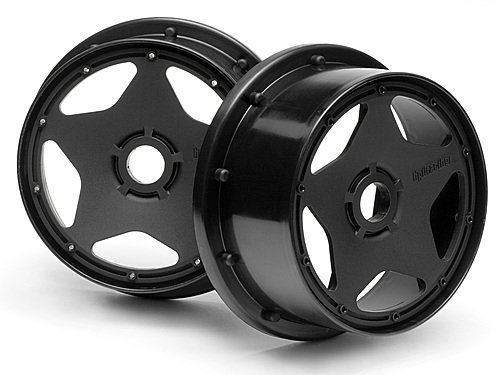 HPI SUPER STAR WHEEL BLACK (120x60mm/2pcs)