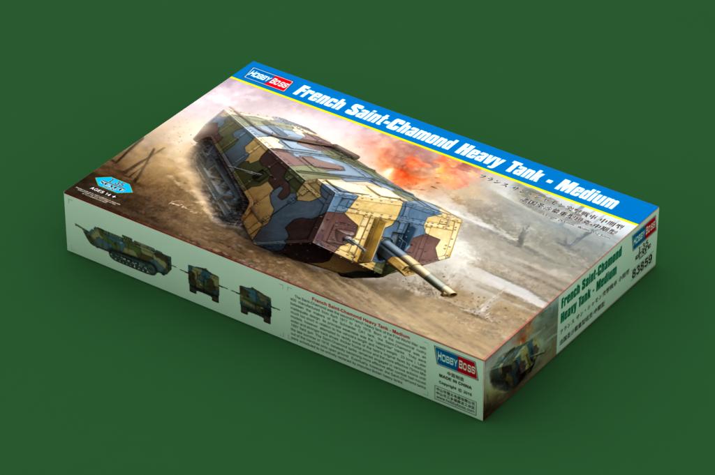 HobbyBoss French Saint-Chamond Heavy Tank-Medium 1/35