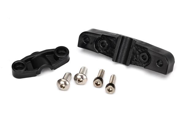 Traxxas Mount stuffing tube (upper & lower)/ 4x10mm BCS (stainless)