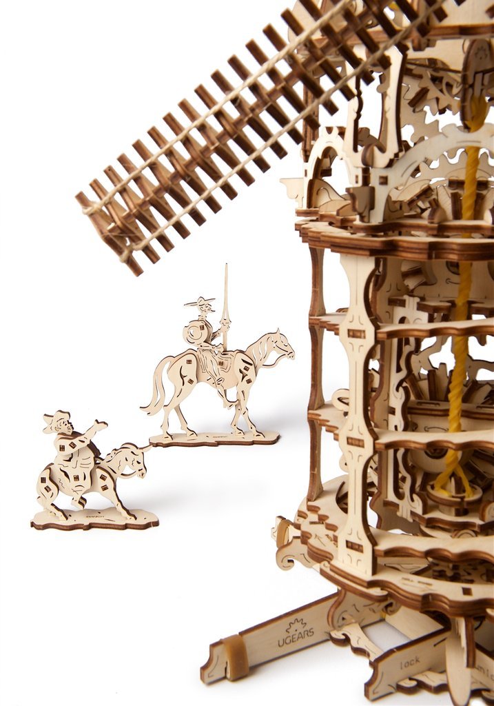 U-Gears Tower Windmill / Molen mechanisch houten bouwpakket