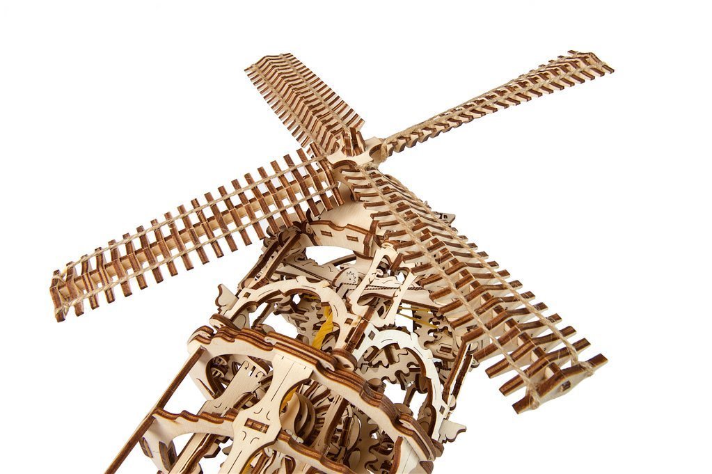U-Gears Tower Windmill / Molen mechanisch houten bouwpakket