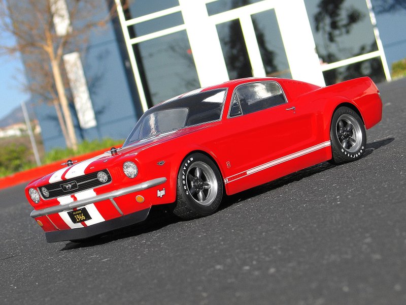 HPI 1966 Ford Mustang GT Clear Body 200mm 1/10