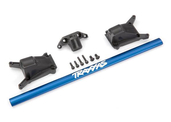 Traxxas Chassis brace kit blue (fits Rustler 4X4 and Slash 4X4 equipped with Low-CG chassis)