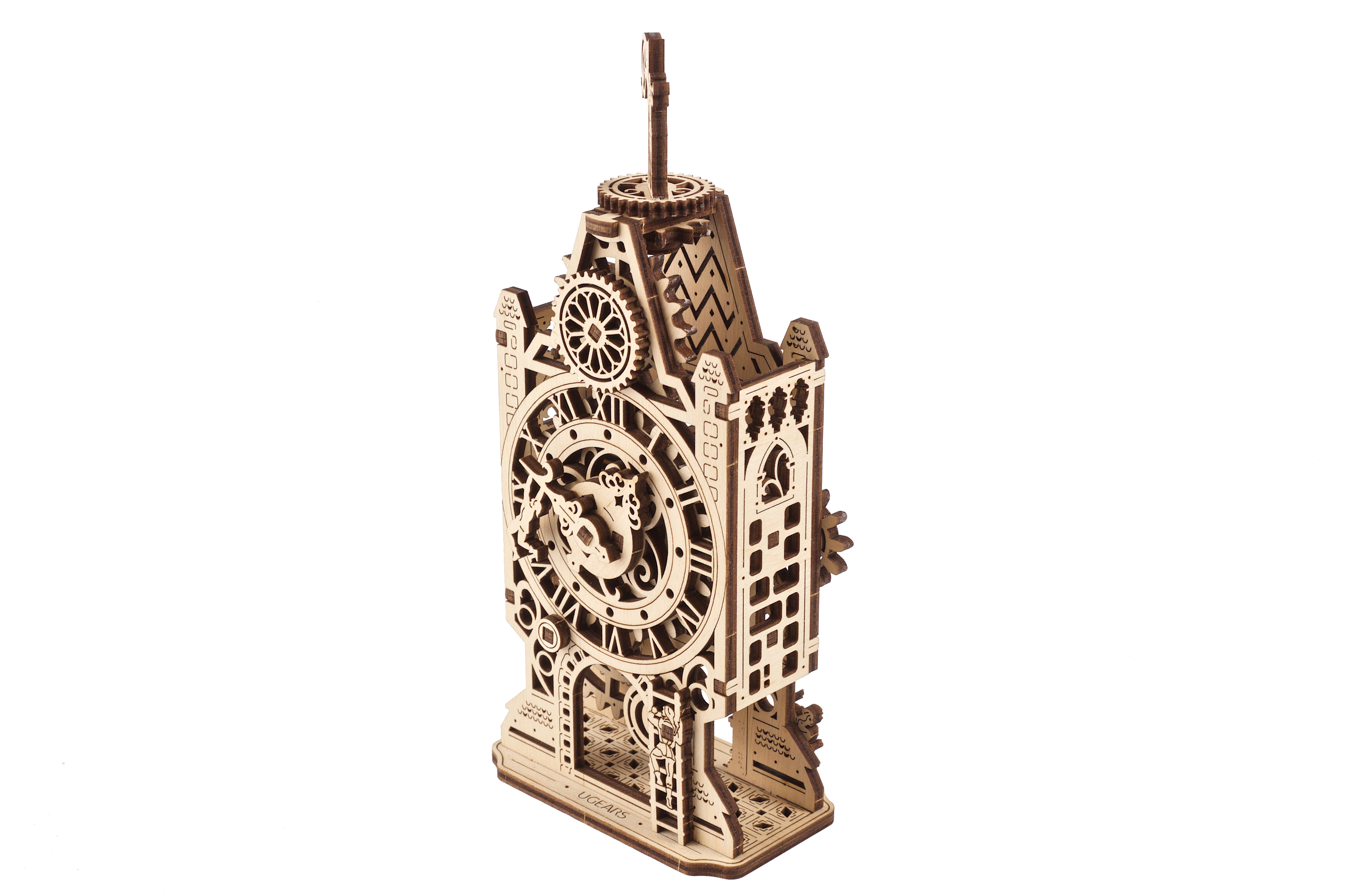 U-Gears Klokkentoren mechanisch houten bouwpakket