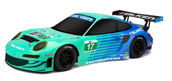 HPI RS4 Sport 3 Porsche 911 GT3 RSR Falken 1/10