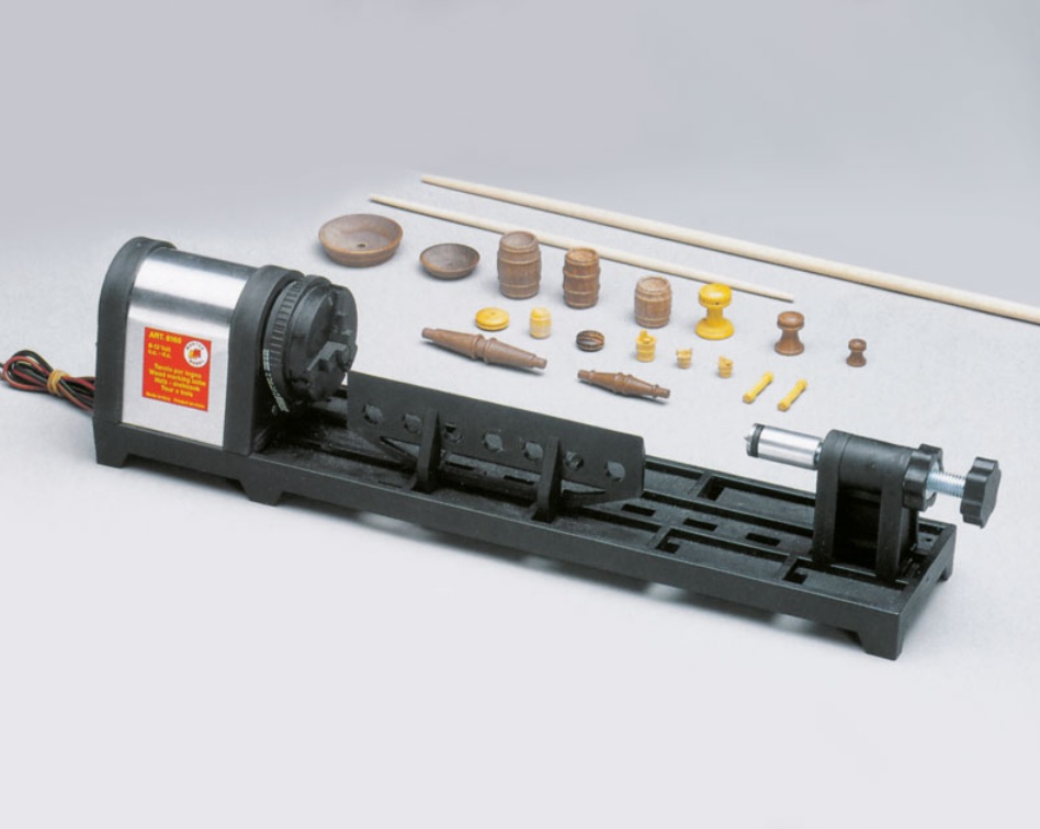 Mantua Model 12 Volt Elektrische Houtdraaibank voor scheepsmodelbouw