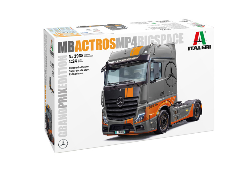 Italeri MB Actros MP4 Big Space Grand Prix Edition 1/24