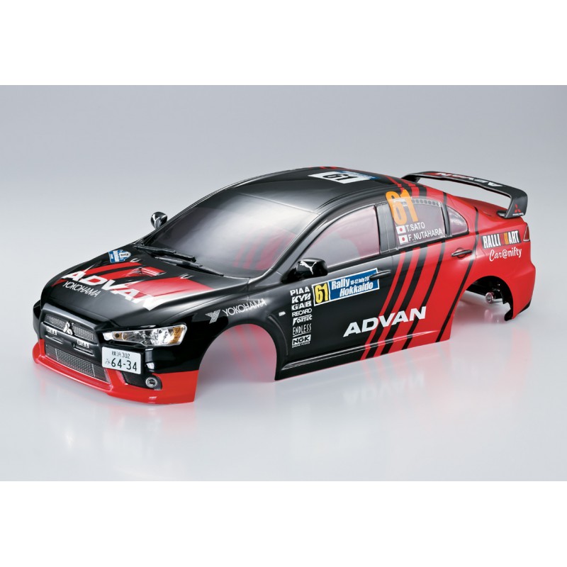 Killerbody Mitsubishi Lancer Evolution X Finished Body Rally Racing 190mm 1/10