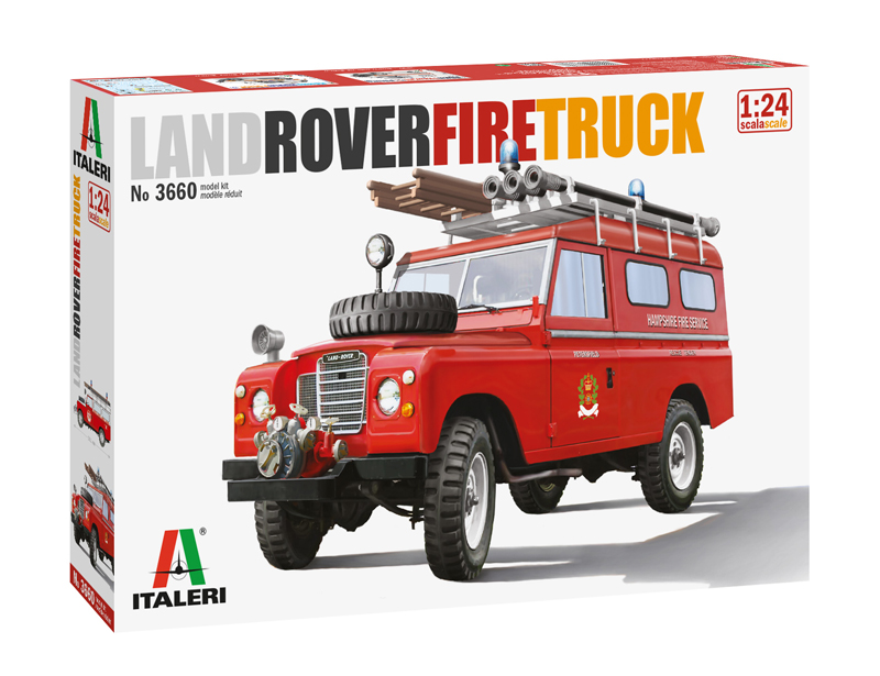 Italeri Landrover Fire Truck 1/24