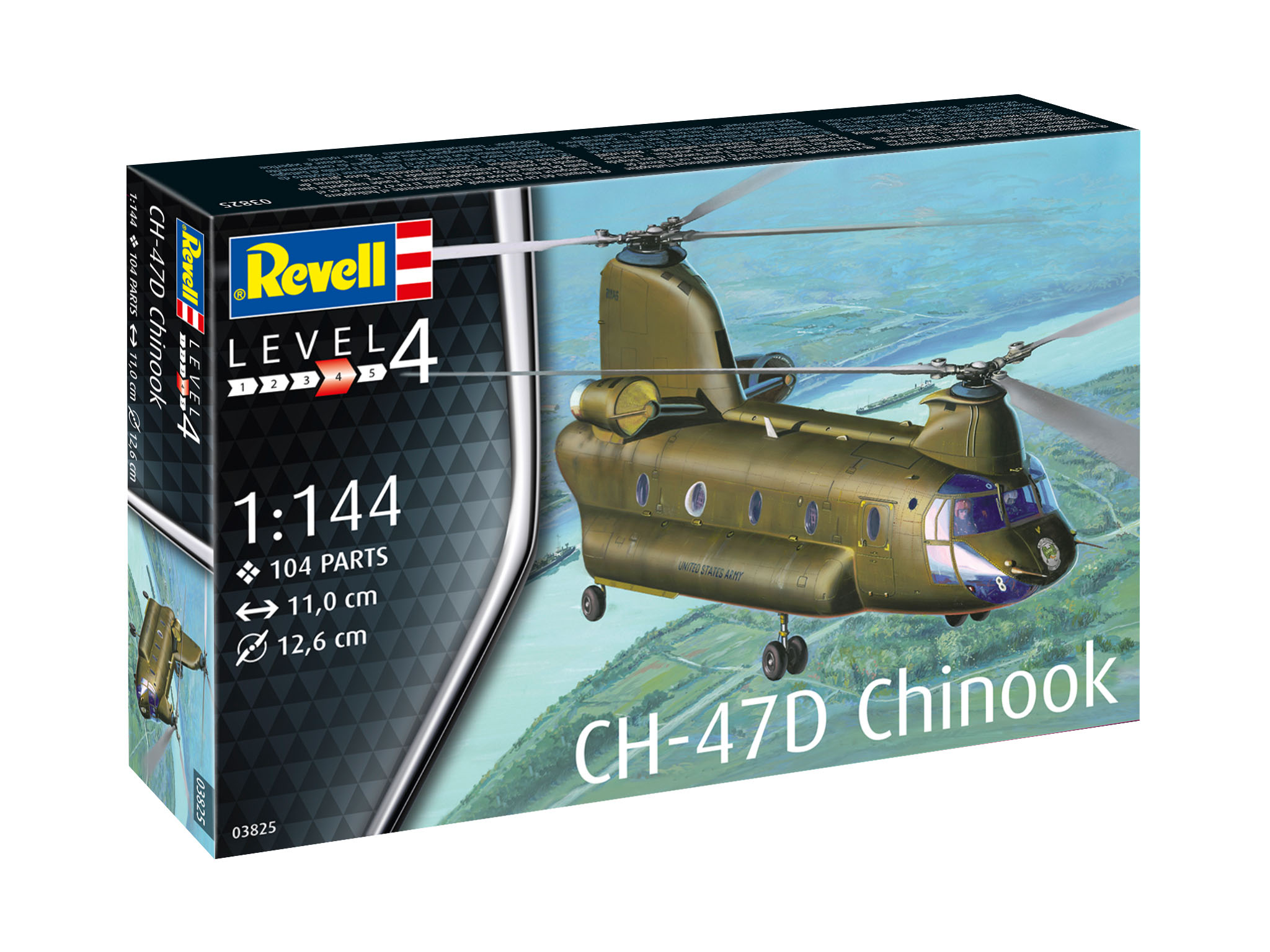 Revell CH-47D Chinook Helicopter 1/144